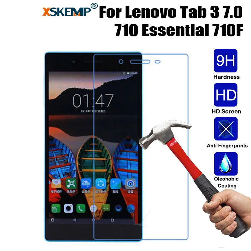 XSKEMP 9H Премиум Настоящее Закаленное стекло протектор экрана для Lenovo Tab 3 7 0 710 Essential