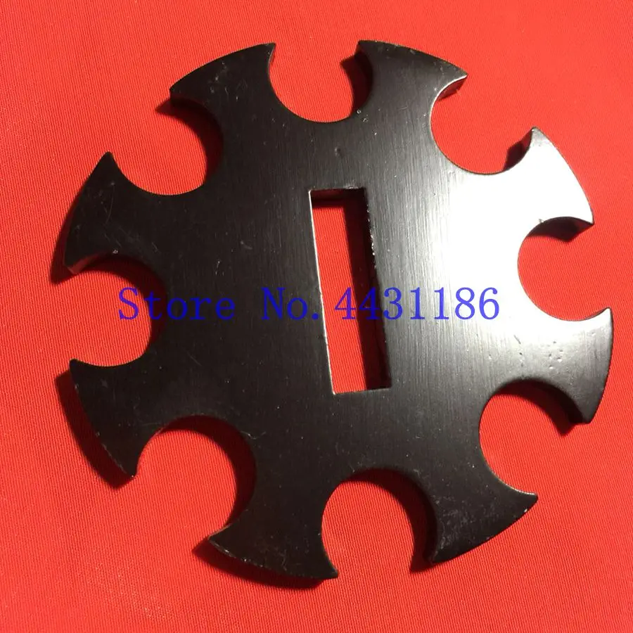 Сменная железная Tsuba ручная защита для DIY японской катаны меха ч вакидзаси