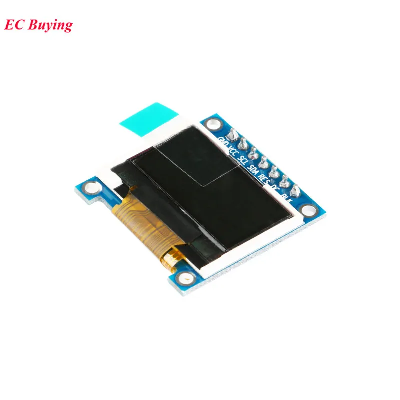 0 96 дюймовый TFT ЖК модуль для Arduino 7Pin 262K SPI OLED дисплей плата 128*64 STM32 ST7735S 4 провода DIY