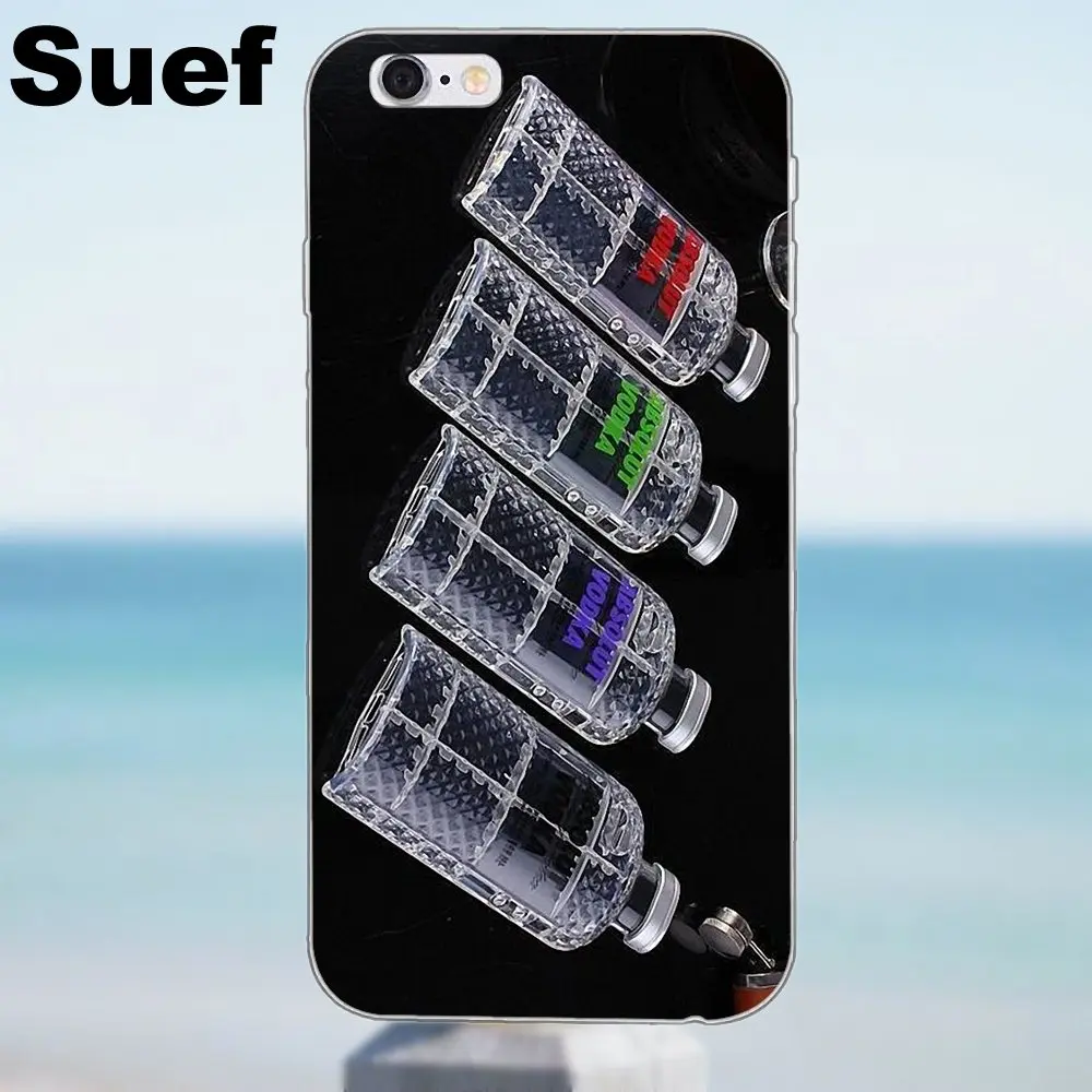 New Famous Wine Absolut Vodka Soft Covers For iPhone 4 4S 5 5S 5C SE 6 6S 7 8 Plus X Samsung Galaxy A3 A5 J1 J3 J5 J7 2016 2017 | Мобильные