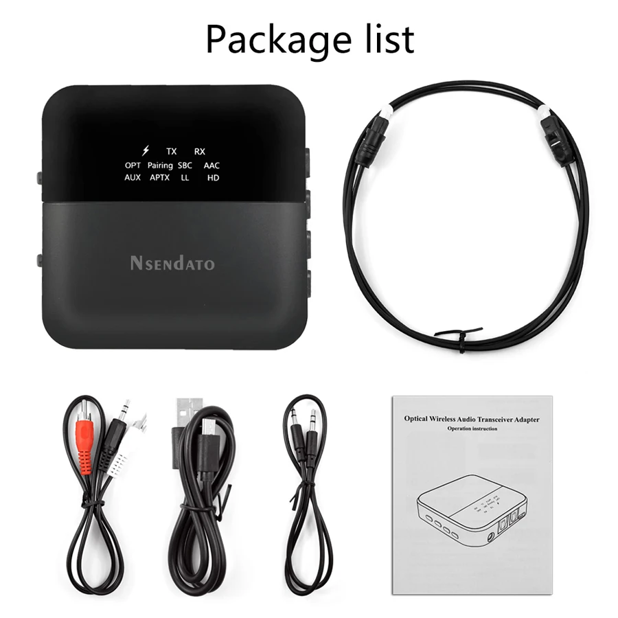 2 в 1 3 5 мм аудио Bluetooth 0 aptx низкая задержка HD приемник передатчик CSR8675 беспроводной