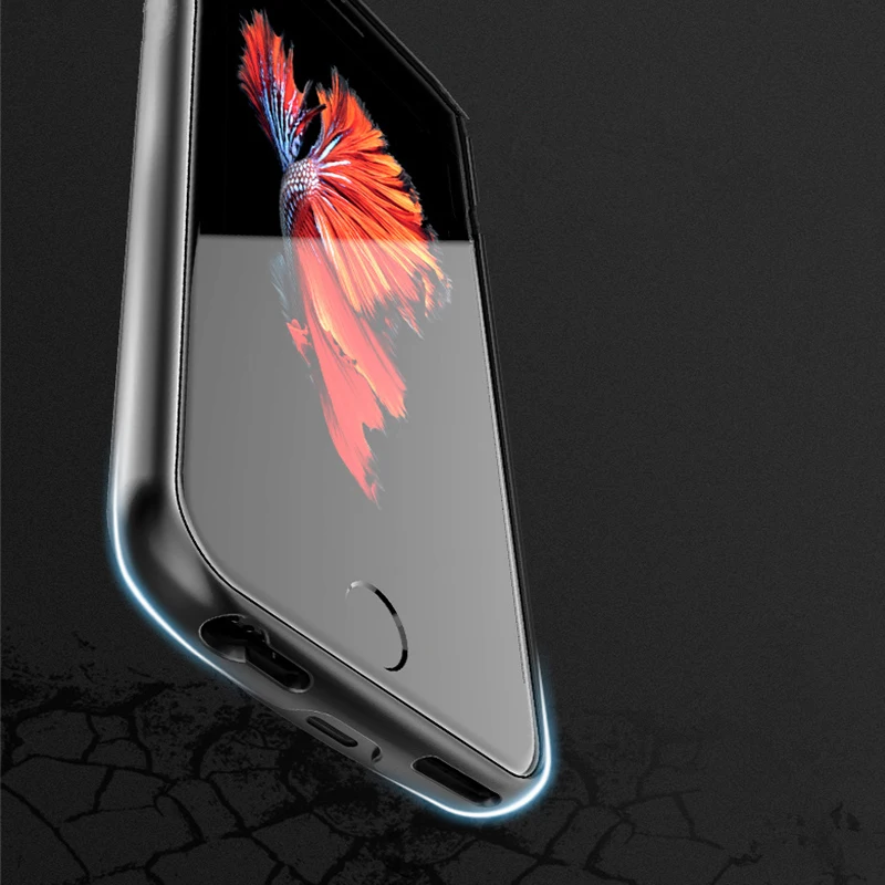 4000 мАч для iphone 8 Батарея Чехол Smart с Аудио Телефон Зарядное устройство чехол