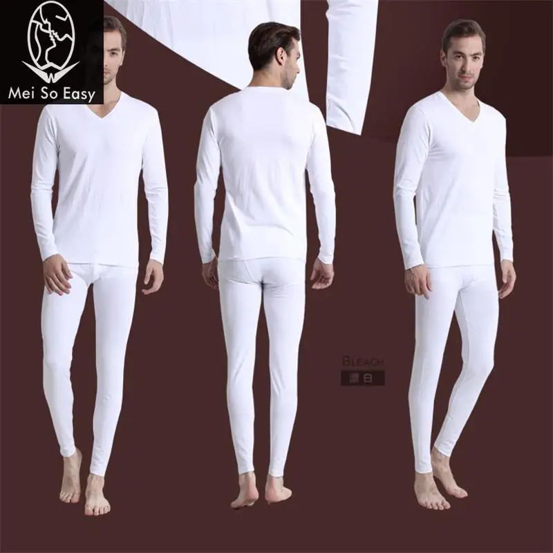 new arrival v-neck winter modal super large male Double layer thermal underwear set Soft Comfort plus size XL-6XL TF8M002v