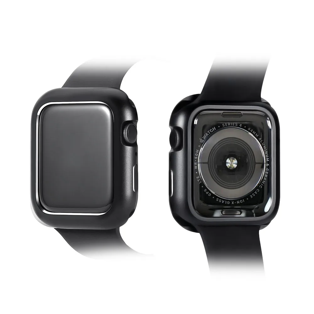 Магнитный защитный чехол для Apple Watch 4 40 мм 44 алюминиевая рамка из нержавеющей