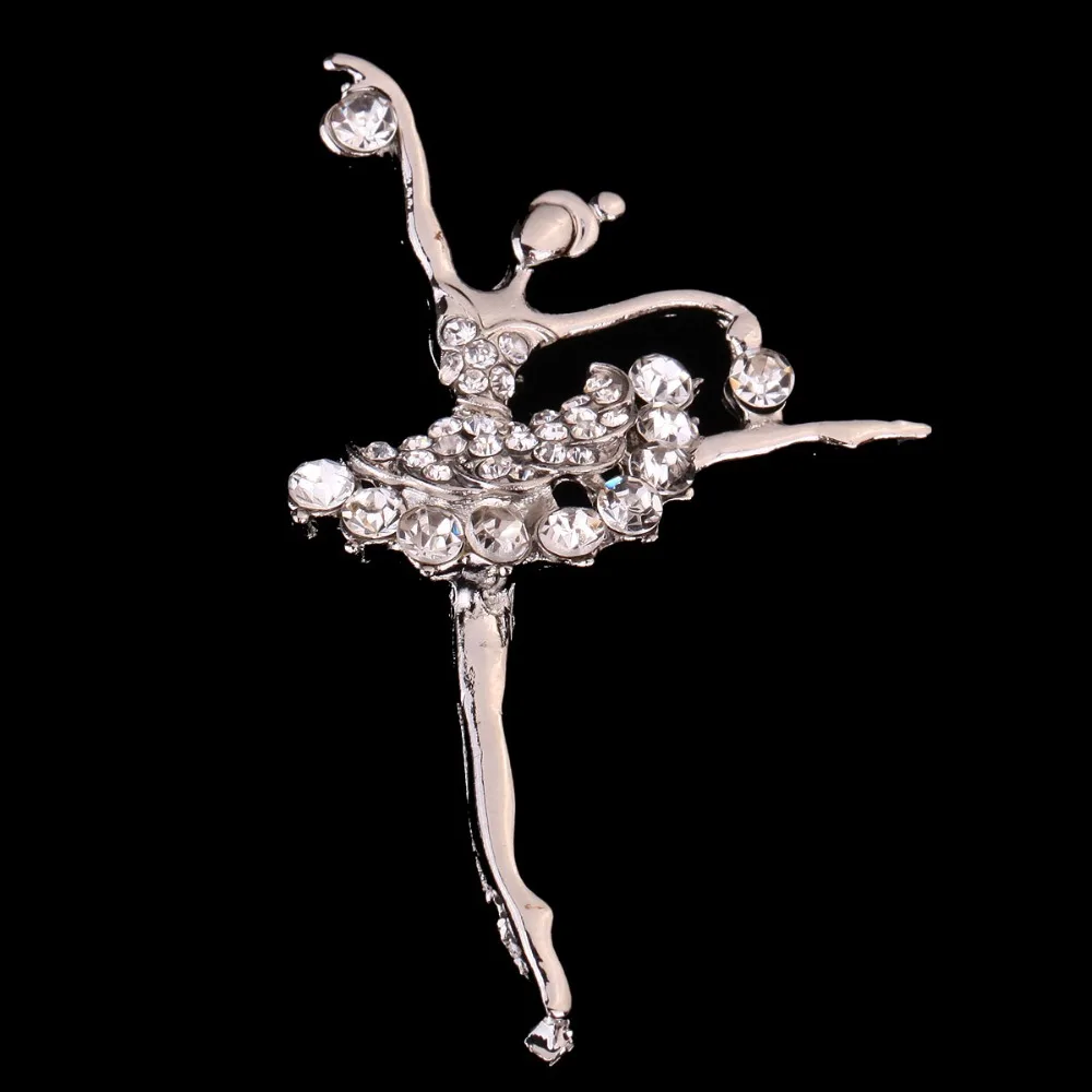 Балетная танцовщица балерины броши для женщин и девочек Cachecol булавка хиджаба