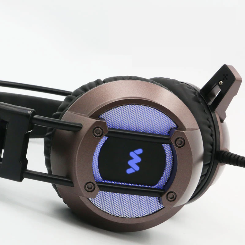 9600 Игровые наушники 7 1 звуковая вибрация накладная гарнитура USB с микрофоном бас