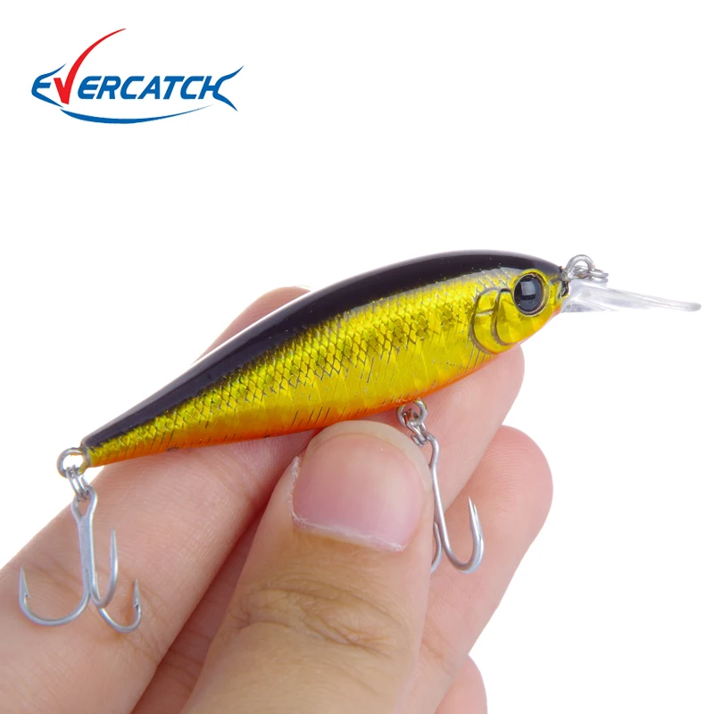 EVERCATCH 60 мм/5 г Гольян Тонущая приманка вольфрамовый шар VMC крючок Swimbait Iscas