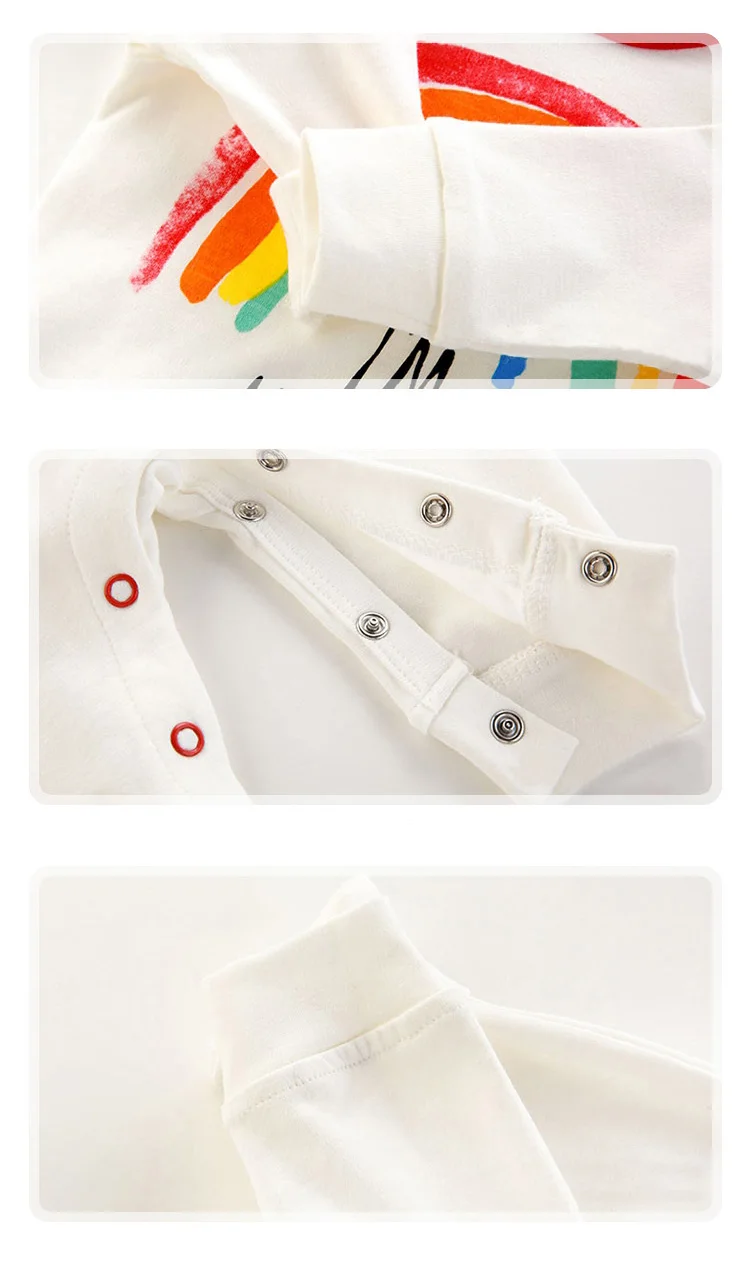 Новый осенний хлопковый комбинезон с длинными рукавами для маленьких мальчиков