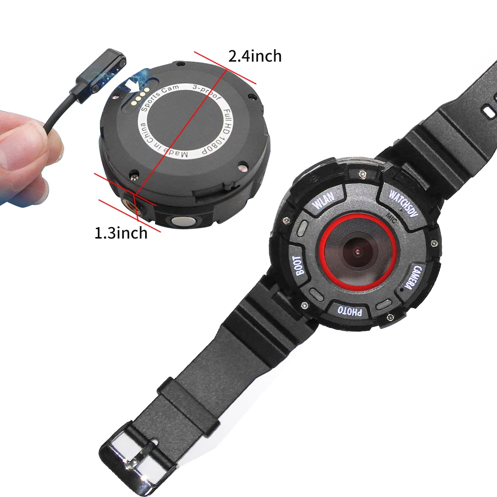 Спортивная Экшн камера OnReal F4 watch style 8 mage phone sport cam 1080P wifi экшн
