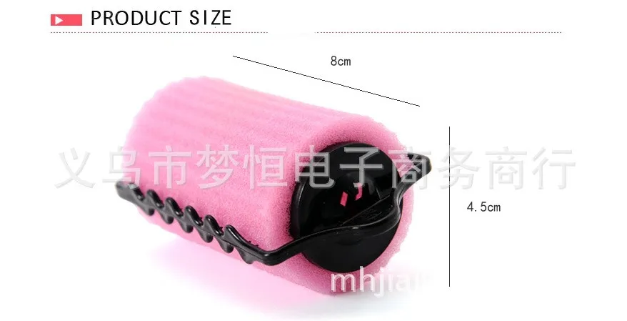 6 шт./партия изогнутая губка для волос артефакт не повредит волосы Мода Губка