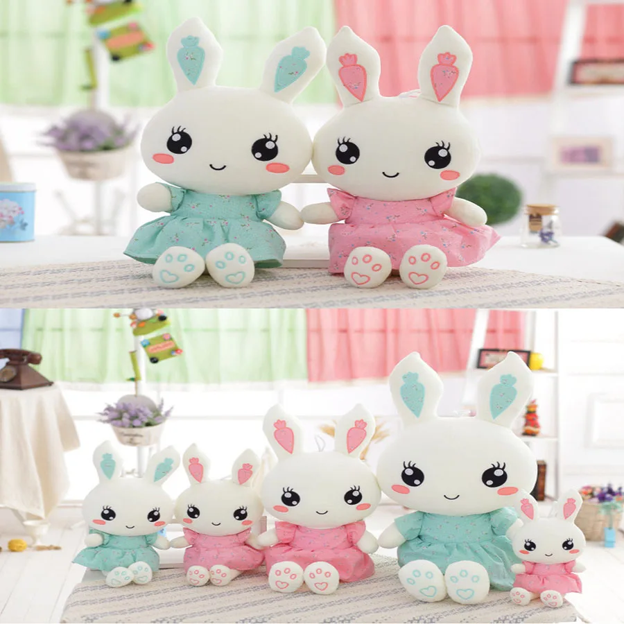 Милый кролик маленький плюшевые Игрушечные лошадки мягкие Животные подарок на