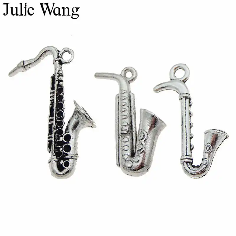 Амулеты для саксофона из сплава 6 шт.|Шармы| |