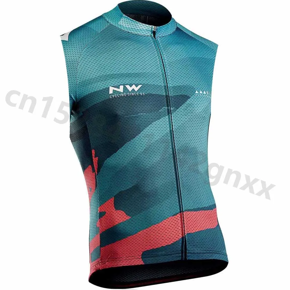 NW Northwave Велоспорт Джерси для мужчин без рукавов MTB велосипедная одежда велосипед спортивная одежда Майо Ropa Ciclismo Hombre велосипедная одежда - Color: 4