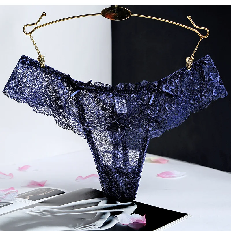 Sexy Thongs Lace Panties Women's Underwear Briefs Soft Girls Sheer Transparent Gallon & Tangas G-string | Женская одежда