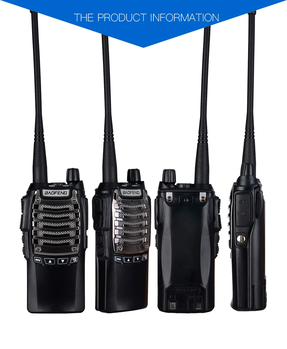 BaoFeng UV-8D портативная рация PTT радио 5 Вт 16CH UHF dtfm VOX 1750 Гц тон FM VOX 2800 мАч UV8D CB радиофон