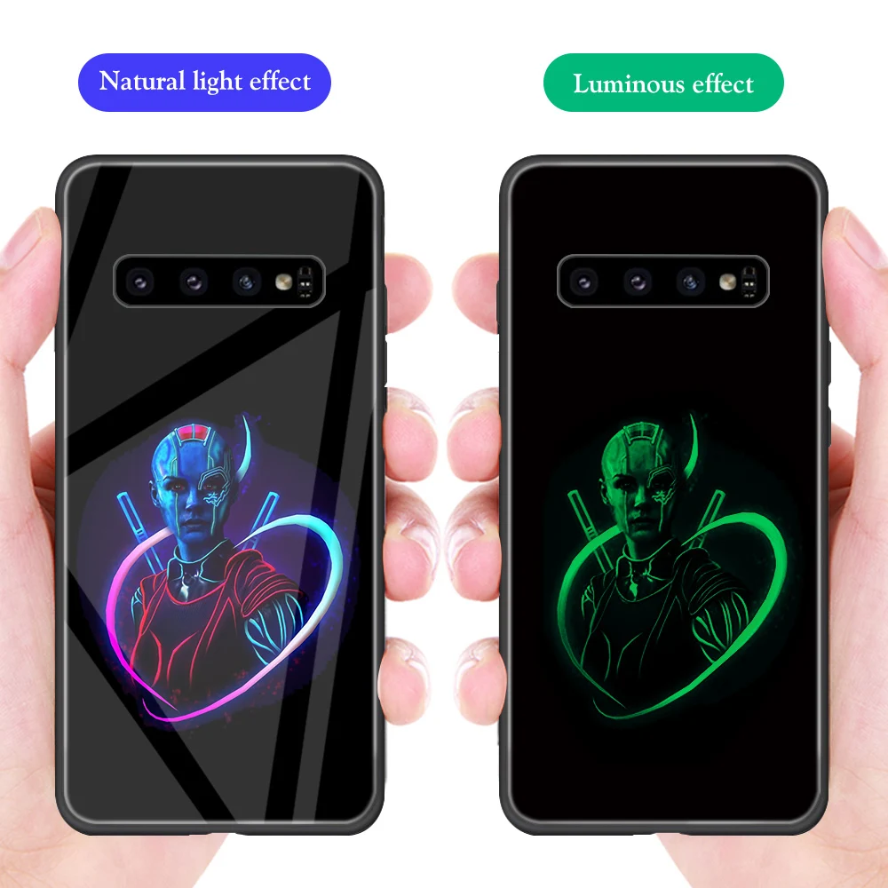 Ciciber для samsung Galaxy S10e S10 S9 S8 Plus S10+ S9+ S8+ чехлы для телефонов из закаленного стекла для samsung Note 9 8 крышка Марвел Тор - Цвет: 3