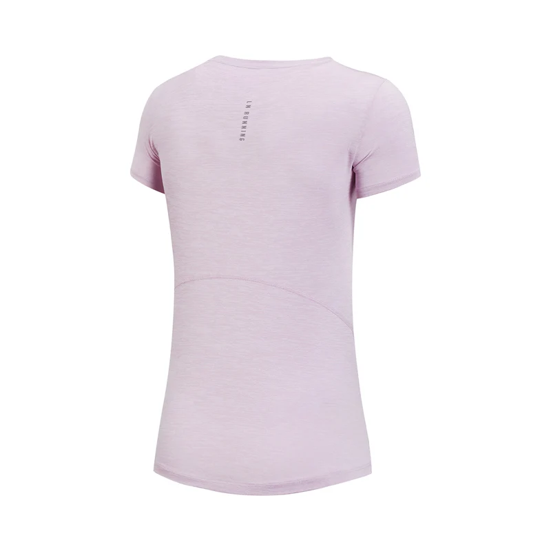 Женские футболки для бега Li-ning 100% полиэстер удобные с подкладкой li ning ATSN152 WTS1433 |