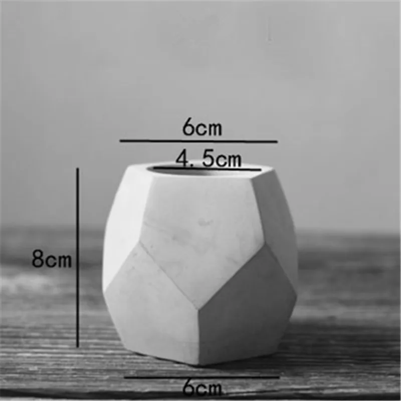 Маленькие настольные суккулентные растения мини-кактус бетонный плантатор