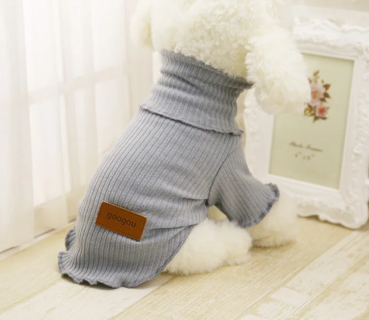 2017 new dogs cats sweaters clothes doggy spring autumn knitted wear costume puppy vest clothing pet dog cat suit 1pcs XS-XXL | Дом и сад