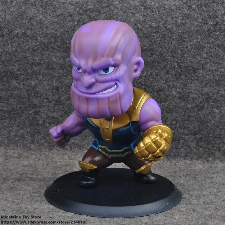 DISNEY Marvel Мстители Черная пантера Халк фигурка аниме мини украшение ПВХ