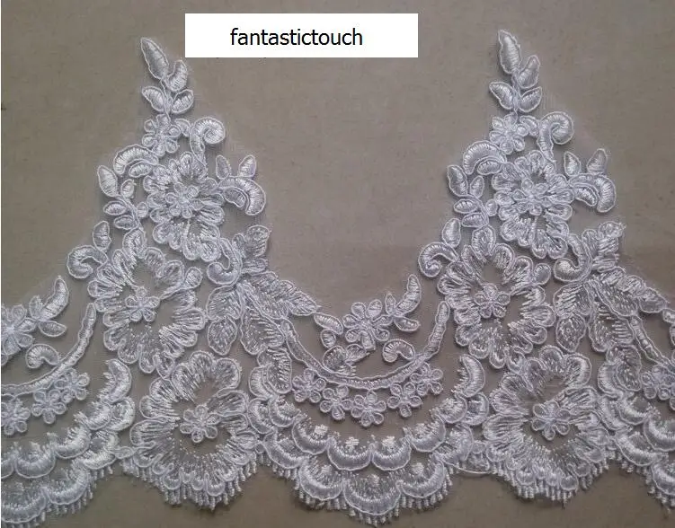 10 метров Европейское кружевное свадебное платье кружевная ткань ручные