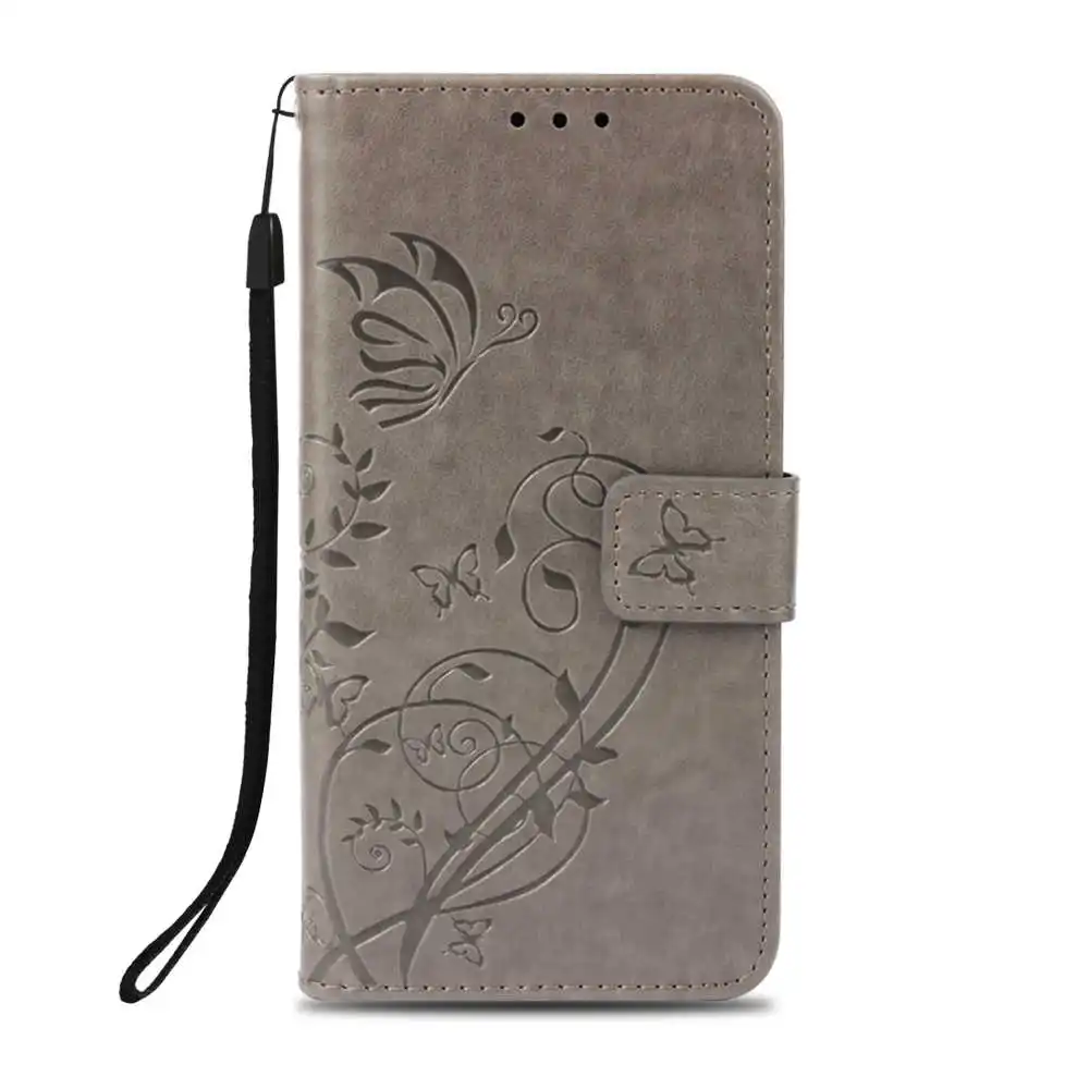 Gray Откидной Чехол-кошелек с подставкой для huawei P20 Коврики 20 10 Lite рro P8 P9 Lite P Smart чехол для Honor 8 Lite 8A 7A 7C 5X 5C 4C - Цвет: Gray