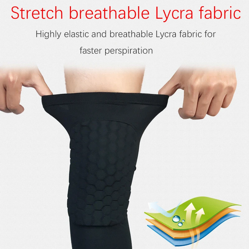 1pc Knee Pads Honeycomb Padded Brace Support Bumper Safety Sports Outdoor Rock Climbing Skiing Gear | Спорт и развлечения