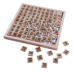 Новая Монтессори Деревянные игрушки Монтессори сто доска математический материал Дошкольные Образовательные обучающие игрушки для детей цифровая доска