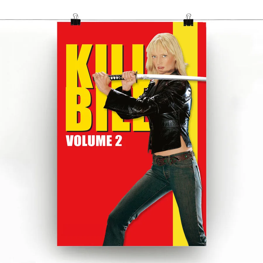 Индивидуальные принты классический фильм Убить Билла том 2 (2004) плакат холст