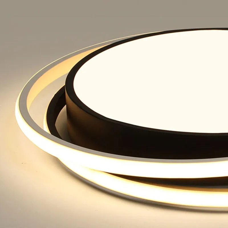 Минималистичные черно белые люстры для гостиной спальни внутреннего освещения