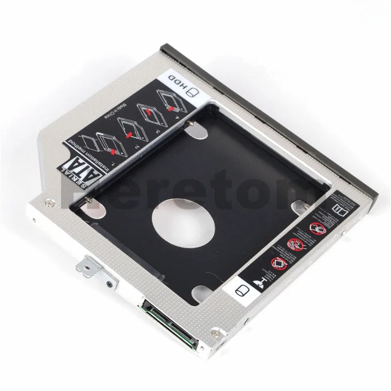 Алюминиевый Ноутбук Heretom 9 5 мм DVD диск для ноутбука Optibay 2nd Caddy HDD Lenovo ThinkPad T440P T540P
