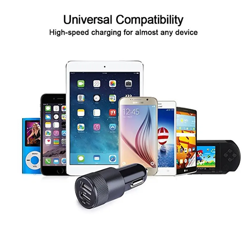 2 USB Автомобильное зарядное устройство 3.1A быстрое и Тип c usb 3 1 зарядка для huawei p9 p10