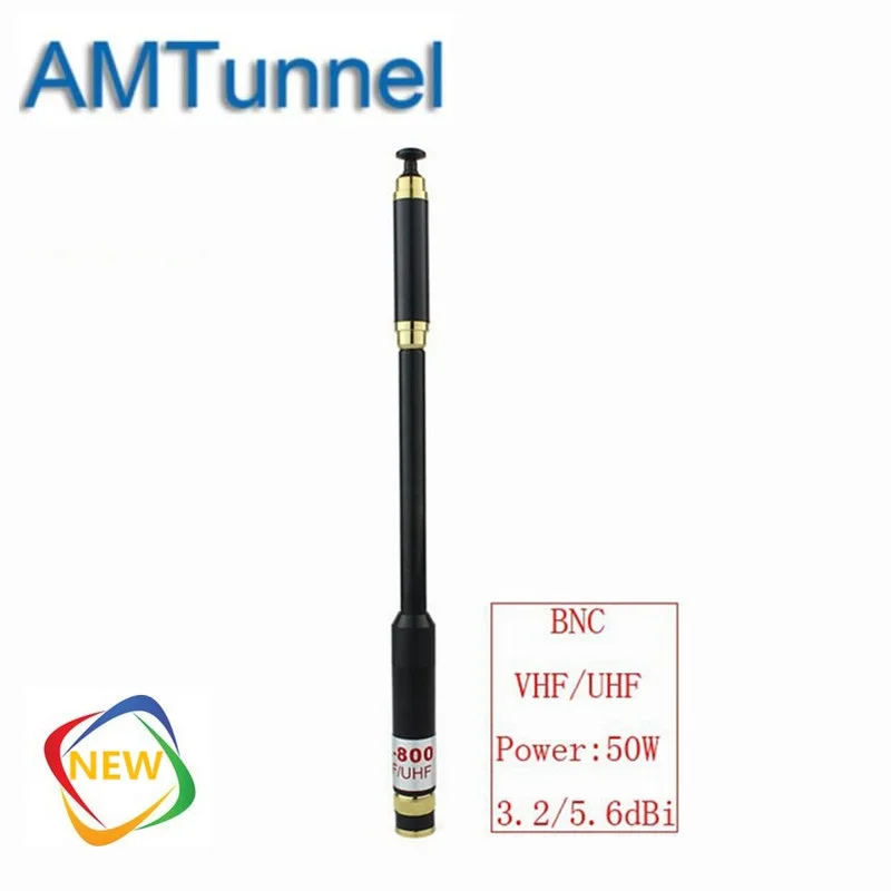 Телескопическая антенна BNC разъем 144/430 МГц для YAESU ICOM IC V8 Kenwood TK100 Motorola HH156 Vertex Standard