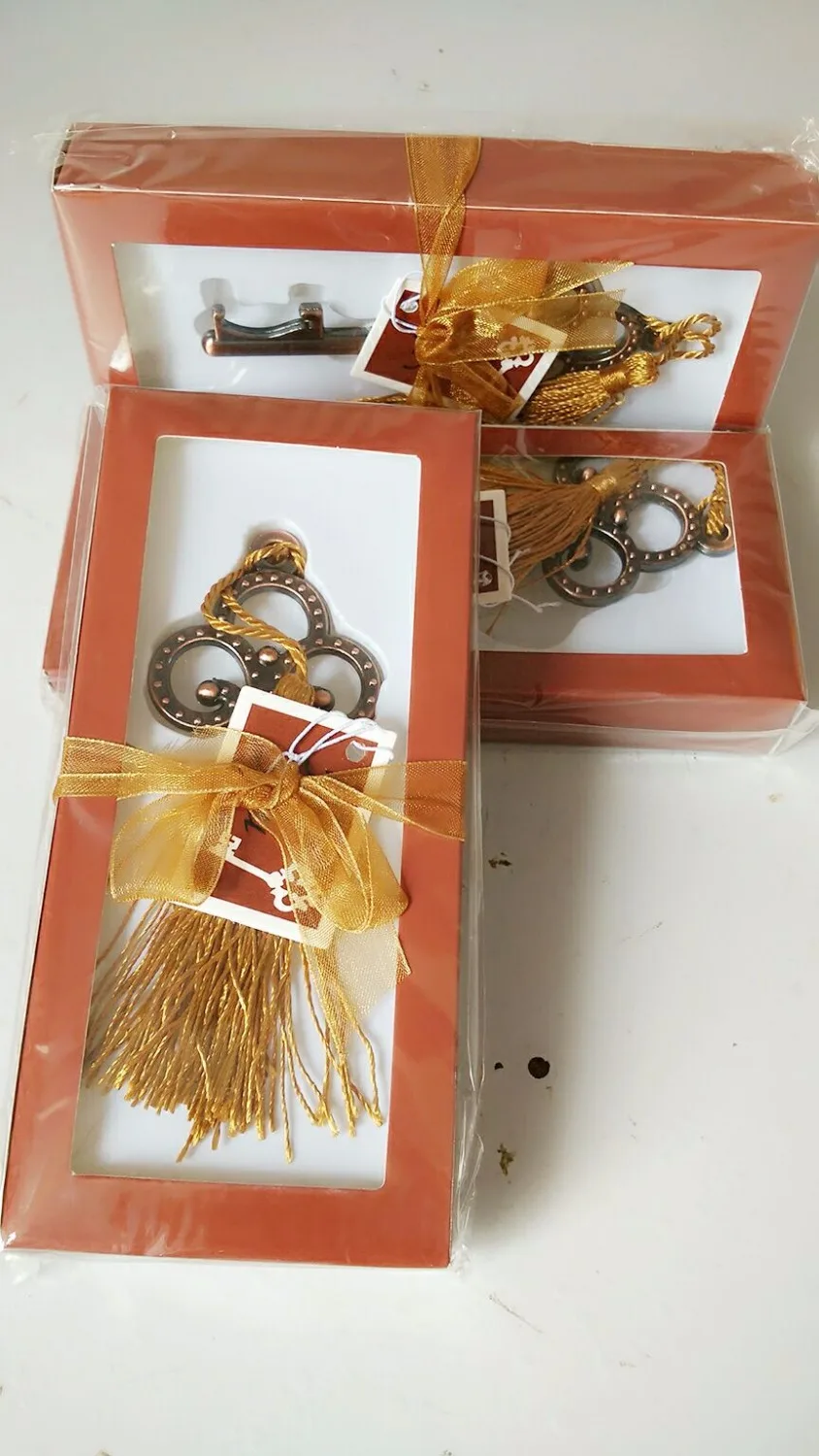 

150pcs Antique Victorian key Bottle Opener wedding favors guest gift