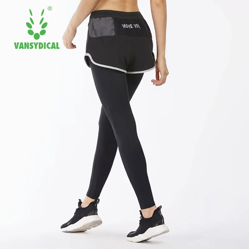 

Vansydical Women Running Shorts Yoga Leggings Back Pocket Sports Workout Jogging Yoga Shorts Breathable Fitness Running Shorts