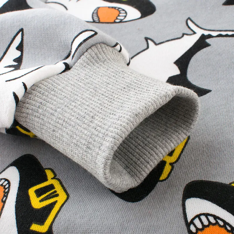 Осенняя детская одежда зимние толстовки для мальчиков детские хлопковый серый