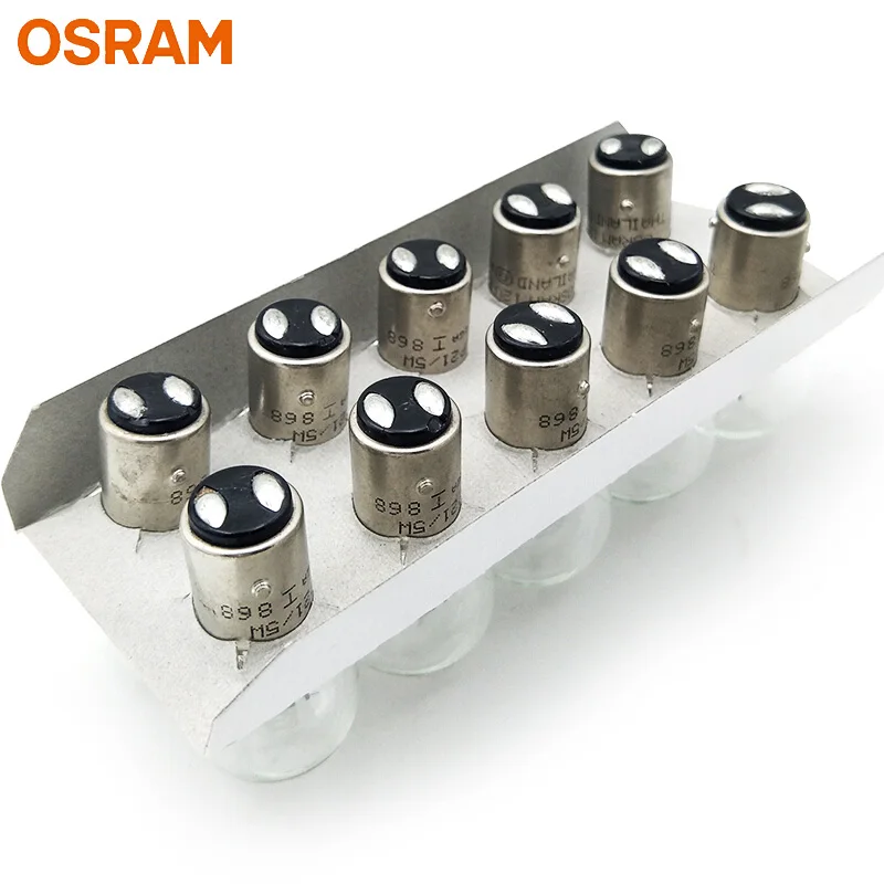 OSRAM 7528 P21/5W Стандартный Металлический Цоколь указатель поворота лампа для