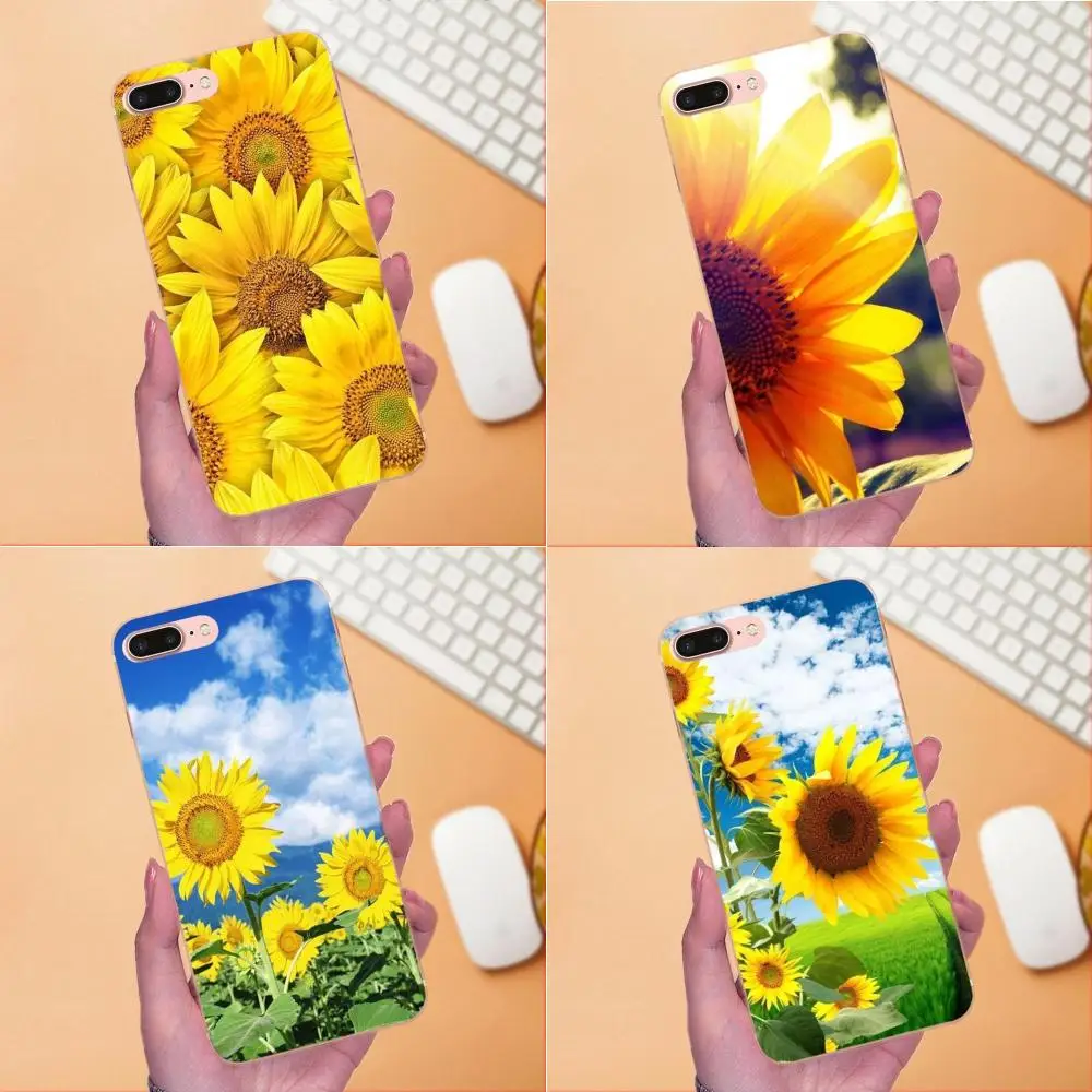 Чехол для телефона с индивидуальным принтом цветной Подсолнух Apple iPhone 4 6 6S 7 8 Plus X XS