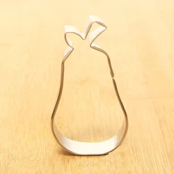 pear Новинка! Печенье Фрукты Арбуз набор для фруктов чайная из нержавеющей стали формы для печения торта - Цвет: pear
