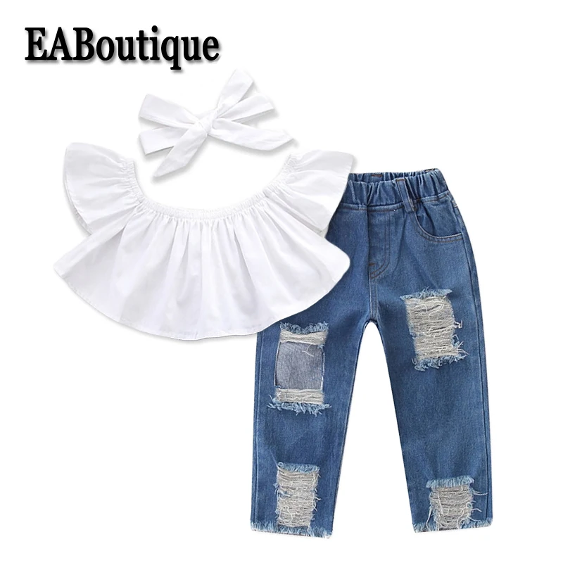Eaboutique/летняя детская одежда модные ретро Синглетный рюшами Топ с большим