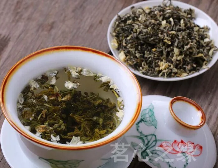 Китайский жасмин зеленый чай * джейд пруд белый снег 500 г | Продукты