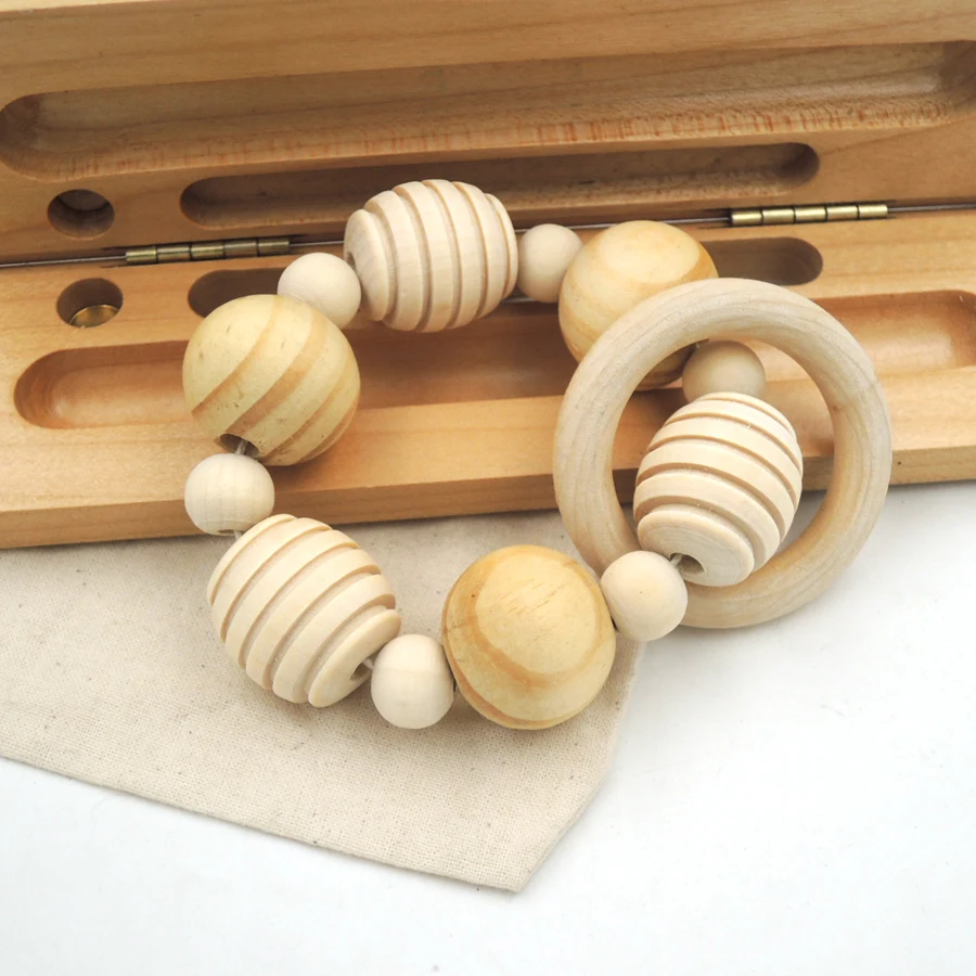 10 шт. Оптовая Продажа подарок для детского душа натуральный сосновый деревянный