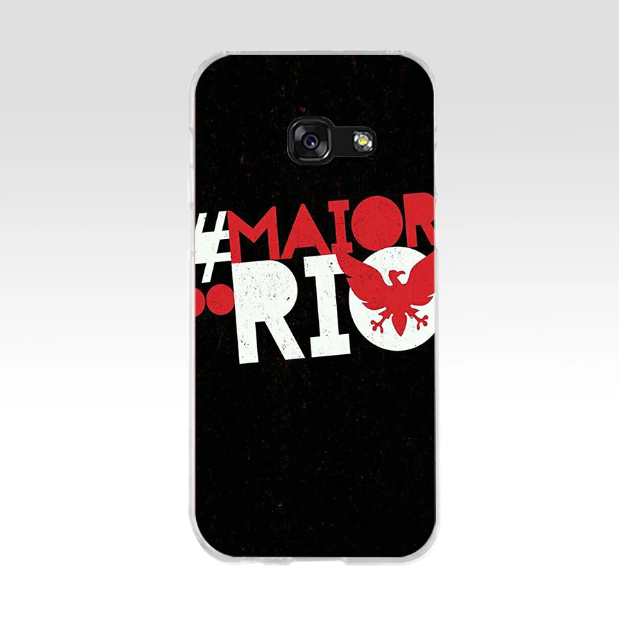 Чехол для телефона из мягкого силикона с логотипом Фламенго Samsung a3 a5 2017 a6 plus a7 a8 2018