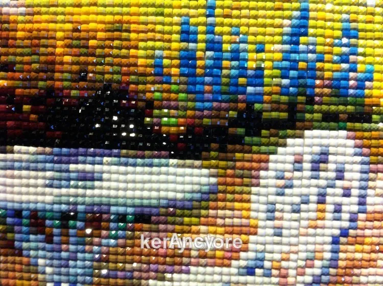 Белая Бриллиантовая Стразы в виде кота размер 40x30|diy diamond|diamond paintingdiy diamond painting |
