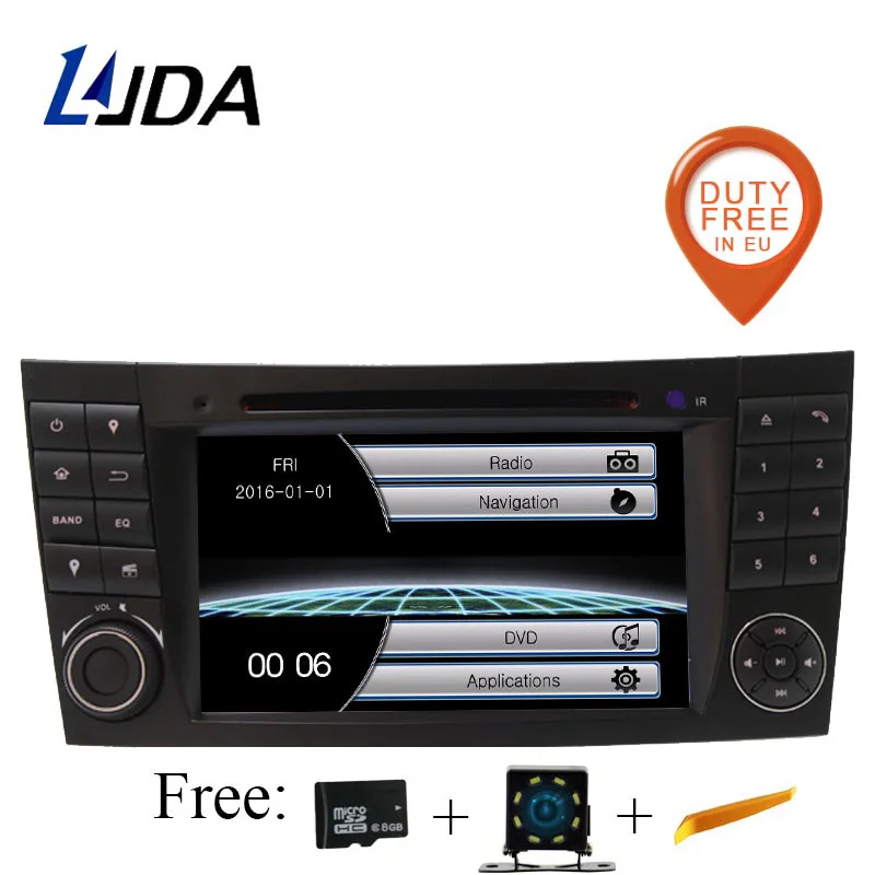 LJDA 2 din 7 дюймов Автомобильный dvd плеер для Mercedes Benz E Class W211 E300 CLK W209 CLS W219 G W463 GPS