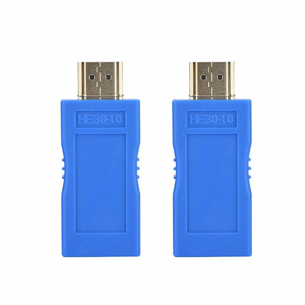 1 пара 1080P HDMI удлинитель для RJ45 по Cat 5e/6 сетевой LAN Ethernet адаптер 30 метров 2 5 Гбит/с IEEE