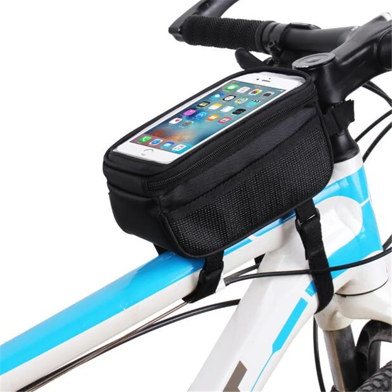 Водонепроницаемая велосипедная сумка 5 л/дюйма с сенсорным экраном на переднюю
