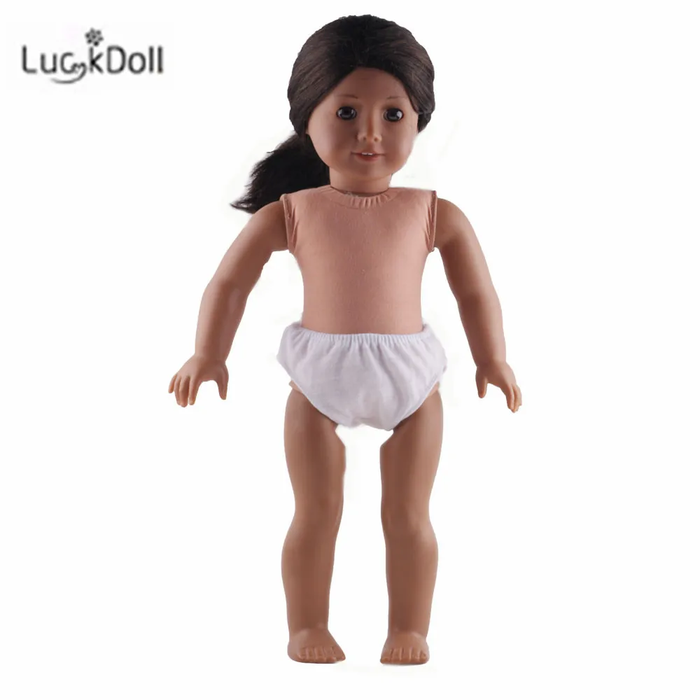 LUCKDOLL модное однотонное нижнее белье подходит для 18 дюймов Американский 43 см BabyDoll