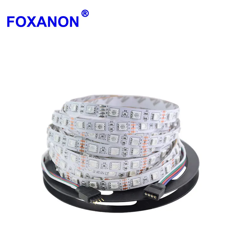 5 м/рулон RGB Светодиодная лента 2835 5050 5630 3528 SMD DC 12 В 60 светодиодов/м 300 светодиодов