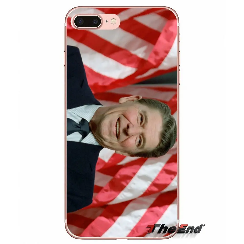 Ronald Reagan прозрачный чехол из ТПУ для Samsung Galaxy S2 S3 S4 S5 MINI S6 S7 edge S8 S9 Plus Note 2 3 4 5 8 Coque Fundas |